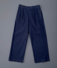 【定番品 ストレッチデニム】これなら毎日でも。大人のためのキレイめデニム マリンパンツ / 1164302