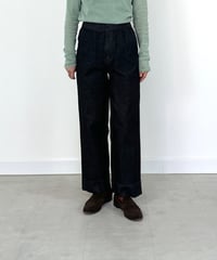 【定番品 ストレッチデニム】これなら毎日でも。大人のためのキレイめデニム ストレート / 1164301