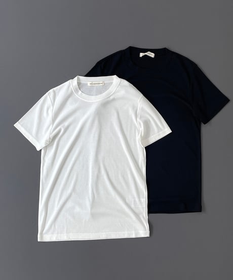 【90/2 強撚バイオフライス】さらさらが心地よい、どこまでもシンプルな Tシャツ / 1268023