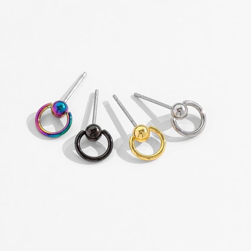 新品☆正規品☆ジヨン着用  ピアス  片耳1点 1pc 片耳ピアス 4color リージェンシー ピアス イヤリング SEVENTEEN TH