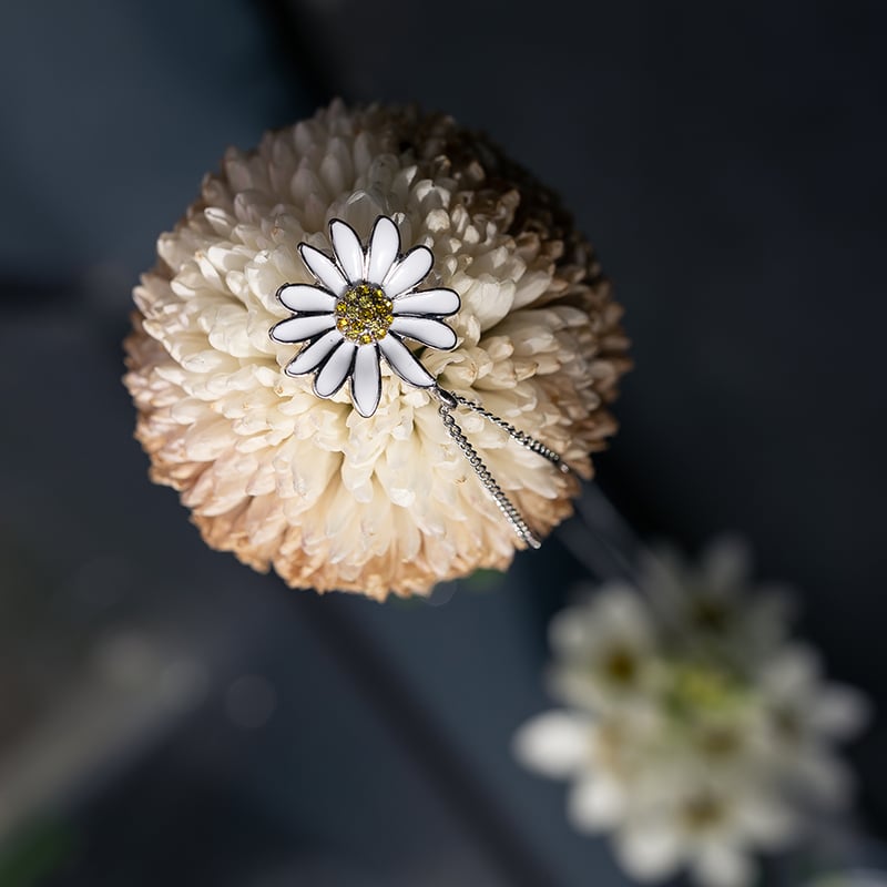 新品 Distorted flowers ネックレス あいみょん着用 花