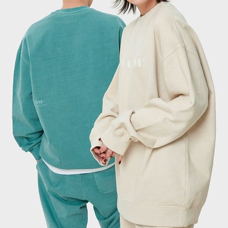 2color Bold Logo Pigment Sweatshirts ロゴスウェット MARKM 正規品 BTS ジョングク 着用モデル
