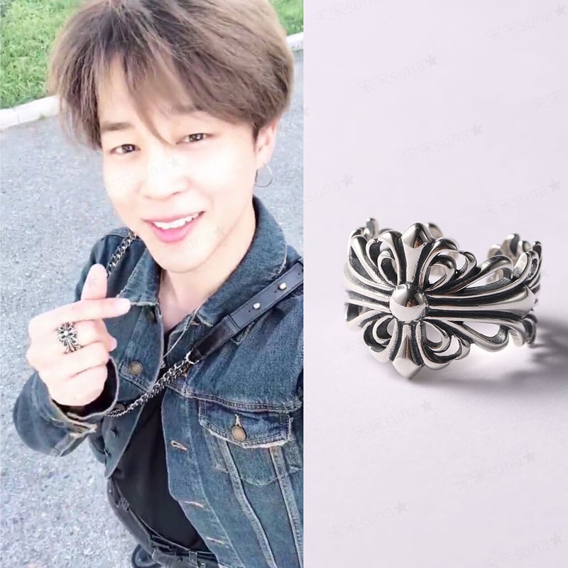 BTS JIMIN ジミン 着用モデル ワイルドクロス シルバーリング BTS JIMIN ジミン 着用モデル ワイルドクロス シルバーリング