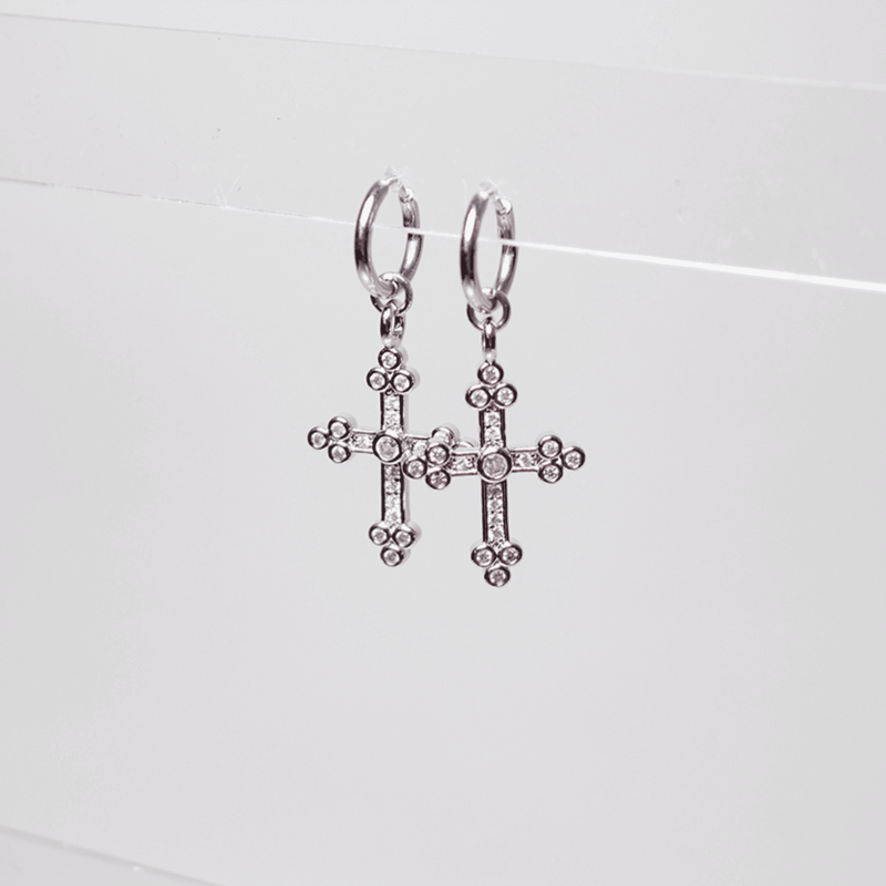 1pc キュービッククロスピアス nanapierxing 正規品 ZEROBASEONE