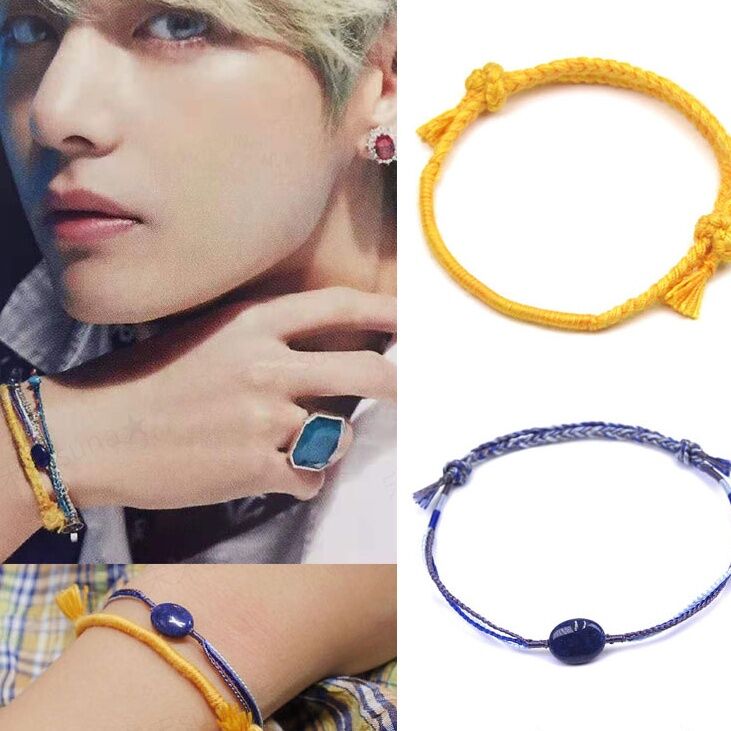 BTS V テテ着用　正規品　ブレスレット17cm Qoo10] HANNA543 HANNA BTS V BTSテテ着用ブ