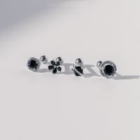 4type 1pc ナイトブラックピアス ASMAMA 正規品 RIIZE ウォンビン 着用モデル