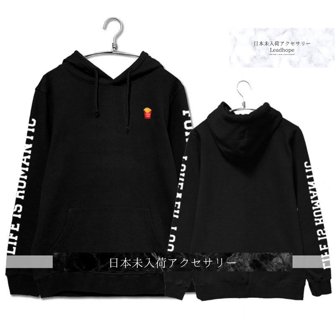 ユニセックス ピンクフーディー BTS ジン着用モデル | 日本未入荷