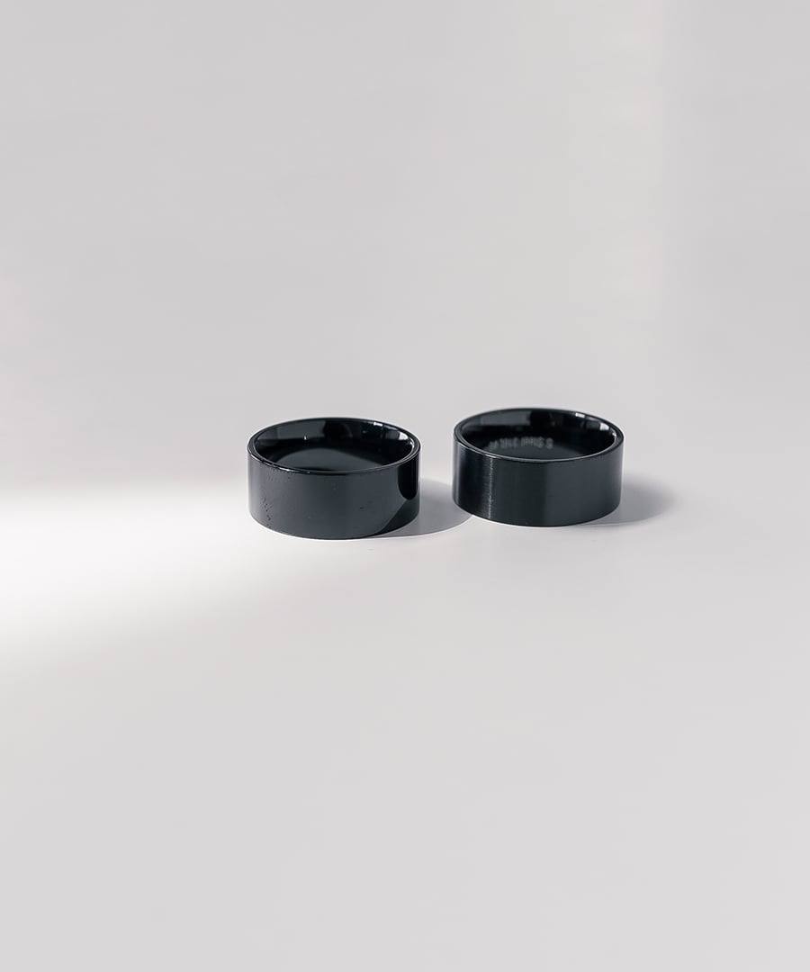 2color 2type ブラックアノダイジングスチールリング ENHYPEN ヒスン