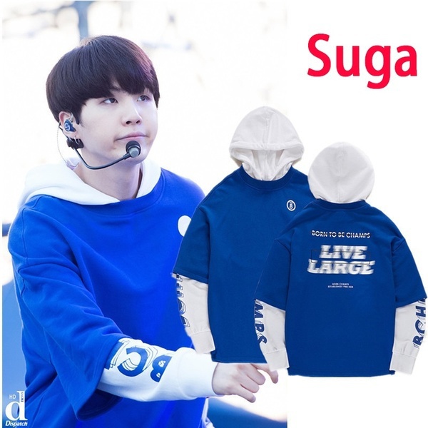BTS SUGA着用モデルパーカー フーディー BLUE | 日本未入荷