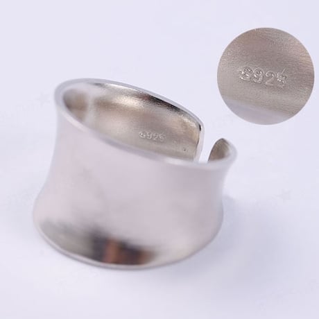 2type BTS JIMIN ジミン 着用モデル ワイドビッグリング マットリング 光沢 サムリング  SUNAYONI 正規品