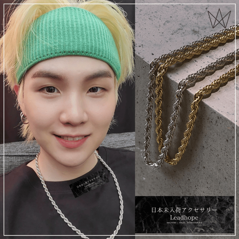 2color ロカネックレス ASMAMA 正規品 BTS SUGA ユンギ 着用モデル | ...