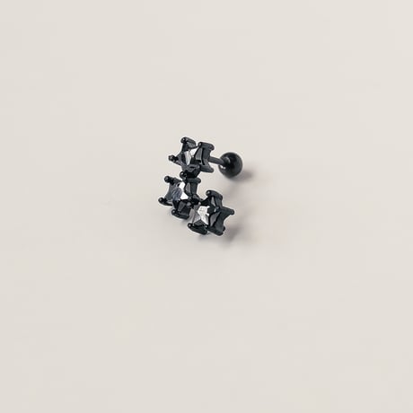 2color 1pc シャインラインピアス ASMAMA 正規品 TXT ヨンジュン 着用モデル