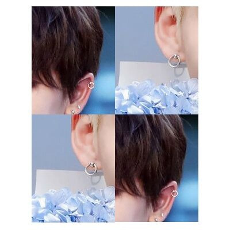 1pc 片耳ピアス 4color リージェンシー ピアス イヤリング