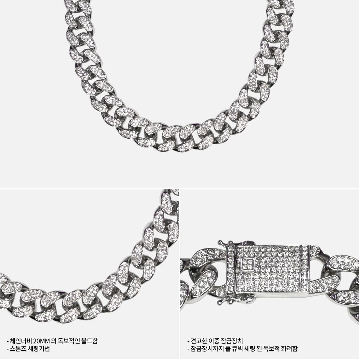 ネックレス suga 黒 2color ブラハムクバンチェーンネックレス BLACKPURPLE 正規品