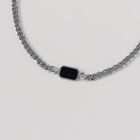 ブラックアングルスチールネックレス ASMAMA 正規品 StrayKids バンチャン 着用モデル