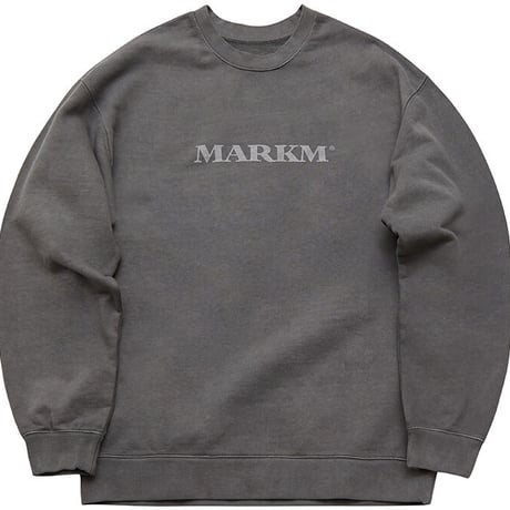 2color Bold Logo Pigment Sweatshirts ロゴスウェット MARKM 正規品 BTS ジョングク 着用モデル