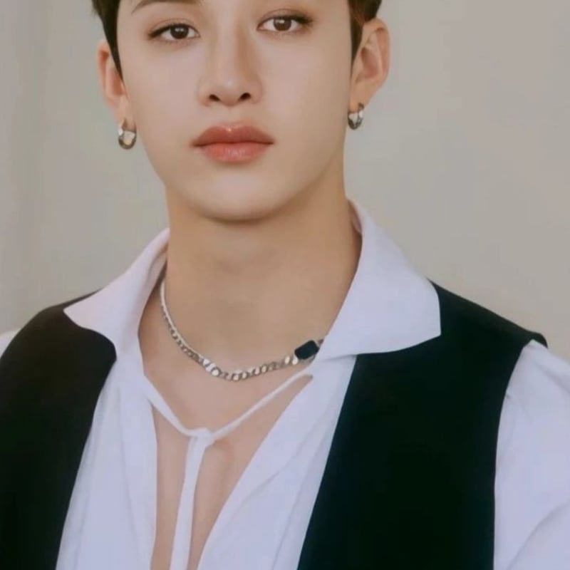 ブラックアングルスチールネックレス ASMAMA 正規品 StrayKids