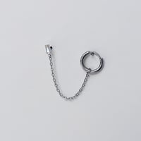 シンプルスチールチェーンピアス ASMAMA 正規品 StrayKids ヒョンジン 着用モデル
