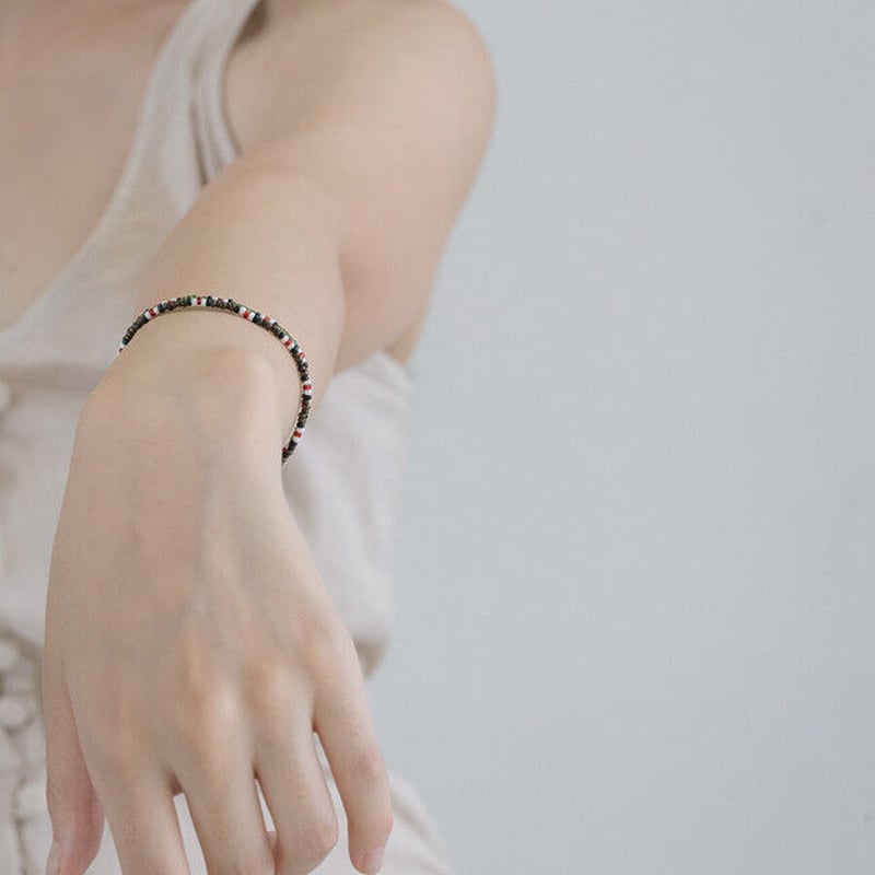 3color スリムビーズブレスレット ASMAMA 正規品 BTS V テテ テヒョン