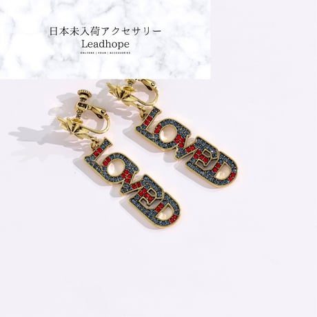 2color 2pc 1pair LOVED STAR ピアス イヤリング ASMAMA 正規品 BTS V 着用モデル