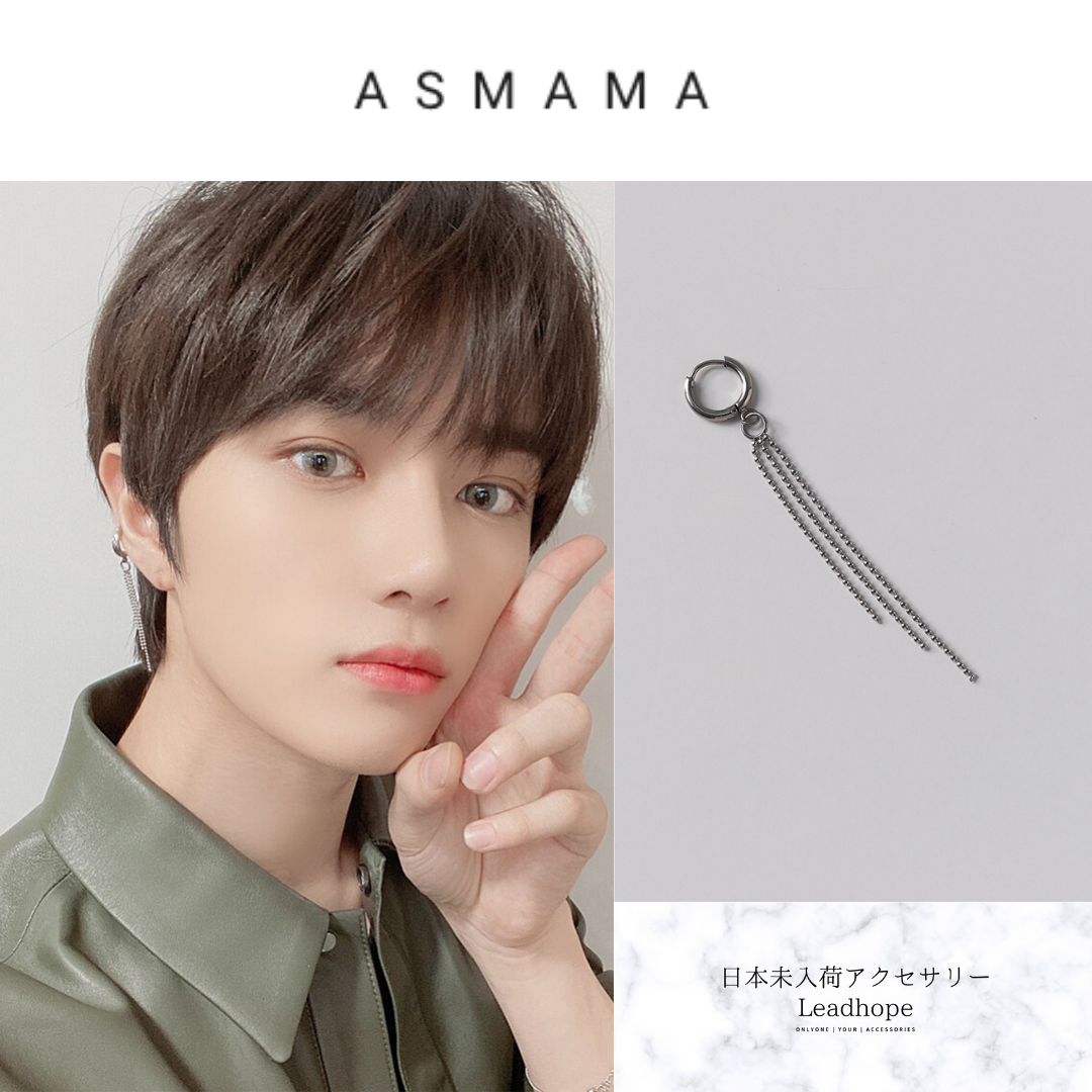 【TXT公式】SENTIMENTS コラボイヤリング 未使用品 1pc レインボール ピアス イヤリング ASMAMA 正規品 TXT ボムギュ 着用
