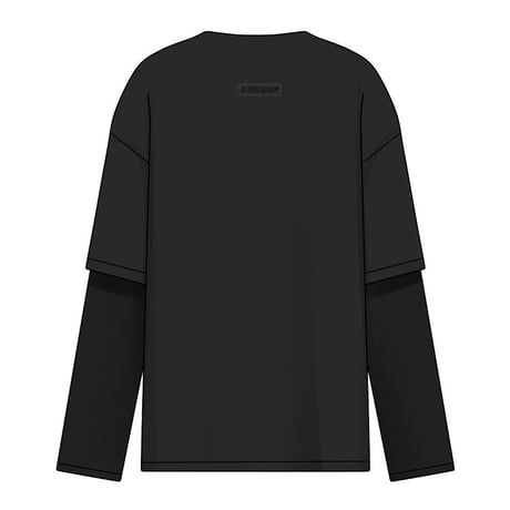 レイヤーツーピース 長袖 ブラックTシャツ パンツ BTS ジョングク 着用モデル