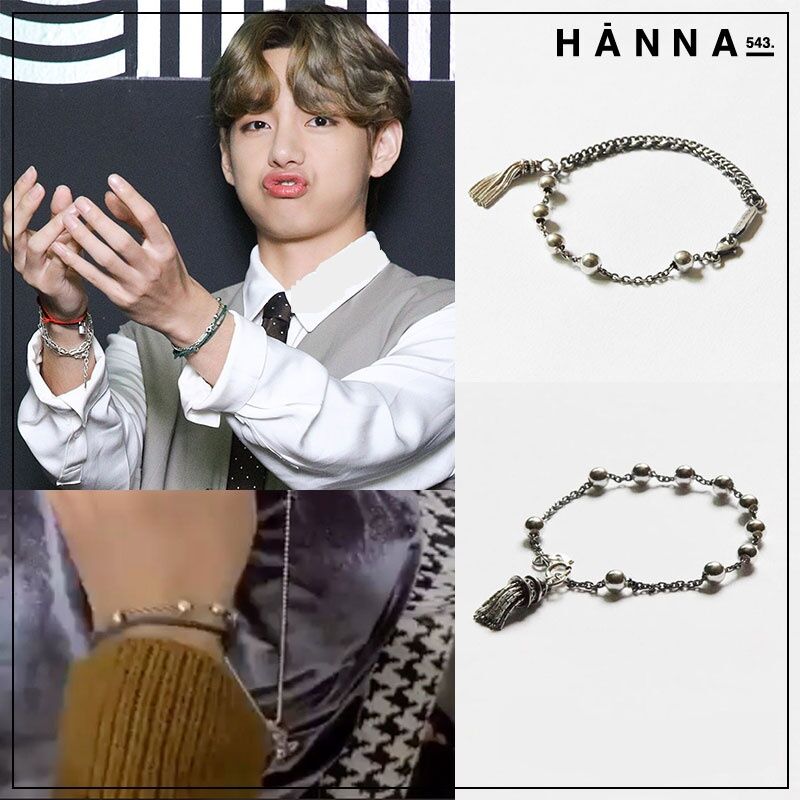 HANNA543 正規品 B386S 925SILVER ブレスレット BTS テテ テヒョン