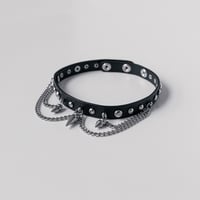 ワイドチェーンドットレザーネックレス ASMAMA 正規品 TXT ボムギュ 着用モデル