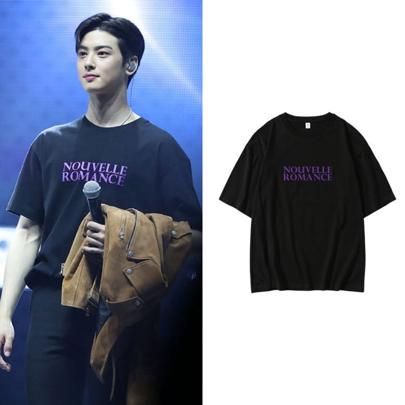 2color NOUVELLE ROMANS T-shirt ASTRO チャ・ウヌ 着用モデ