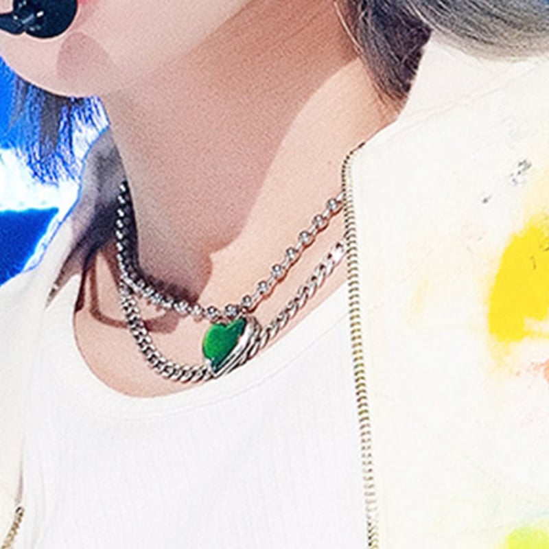 グリーンハートフォトブックネックレス ASMAMA 正規品 SEVENTEEN THE8