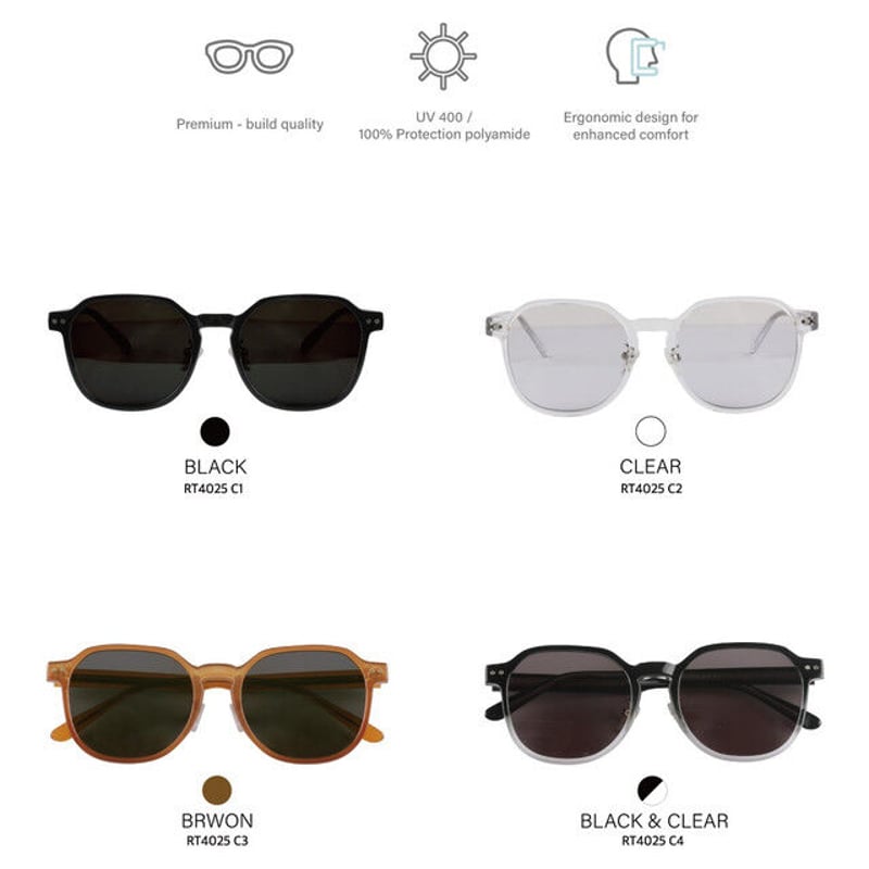 4color RIETI 正規品 サングラス BTS V テテ MV BUTTER 着用モデル