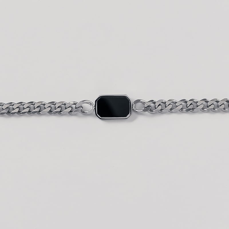 ブラックアングルスチールネックレス ASMAMA 正規品 StrayKids