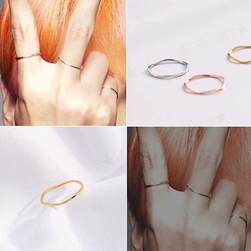 BTS V テヒョン テテ着用モデル ウェーブリング ASMAMA正規品