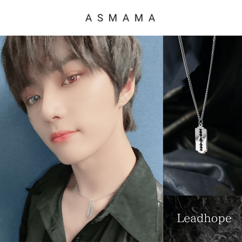 2size アレキシネックレス ASMAMA 正規品 TXT ボムギュ 着用