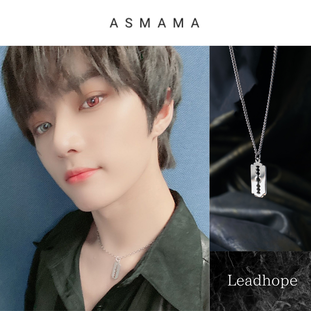 2size アレキシネックレス ASMAMA 正規品 TXT ボムギュ 着用モデル