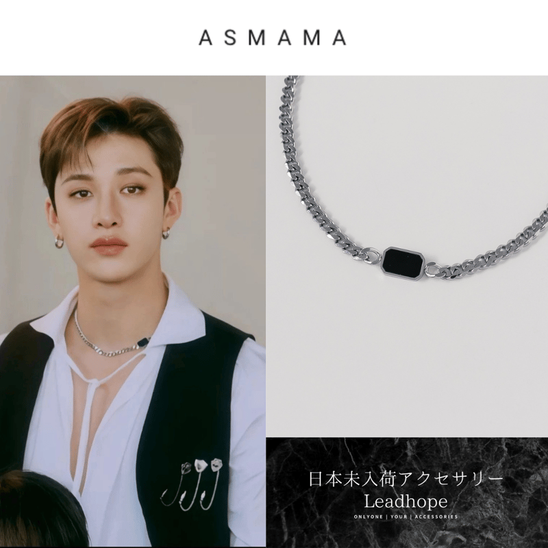 SWAROVSKI Straykidsバンチャン着用ネックレス 📸 | BANGCHAN x SWAROVSKI (@swarovski) for NYLON JAPAN APRIL