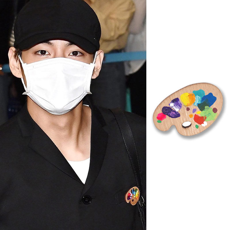 防弾少年団(BTS) - BTS テヒョン ブローチ 小 BTS V BROOCH SET ブローチセット テテ テヒョン 雲 ブイの通販