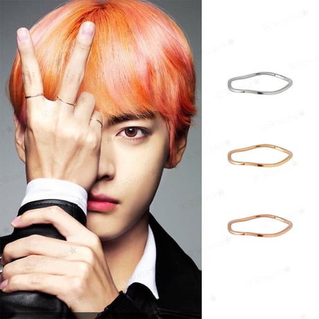 BTS V テヒョン テテ着用モデル ウェーブリング　ASMAMA正規品