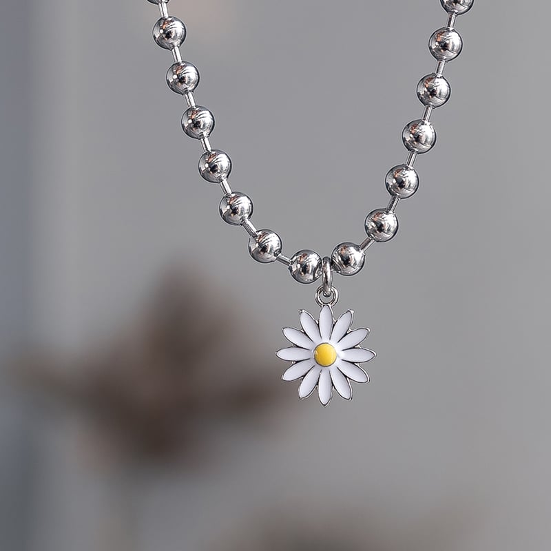 デイジーフラワーボールスチールネックレス ASMAMA 正規品 SEVENTEEN