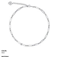 スクエアチェーンサージカルネックレス VVV 正規品 StrayKids ハン 着用モデル