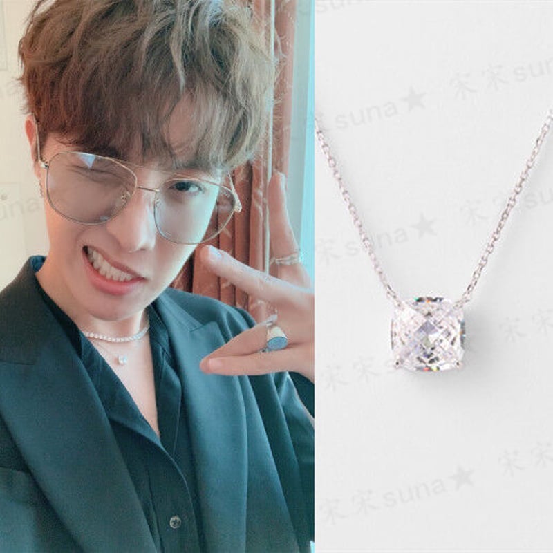 BTS J-HOPE ホソク ホビ 着用モデル クリスタル ジュエリー SILVER925