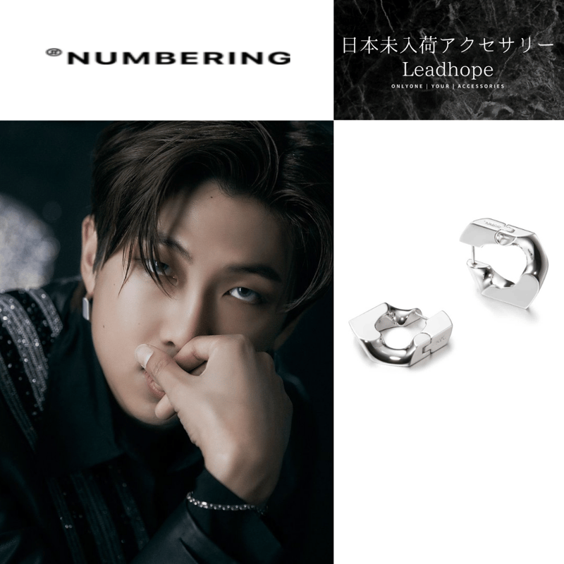 [NUMBERING]韓国の芸能人着用★人気中#5732 251 Single Chain Unit Earring [NUMBERING] 正規品