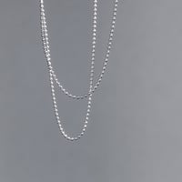925SILVER ミニボールサージカルシルバーネックレス ASMAMA 正規品 ZEROBASEONE リッキー 着用モデル