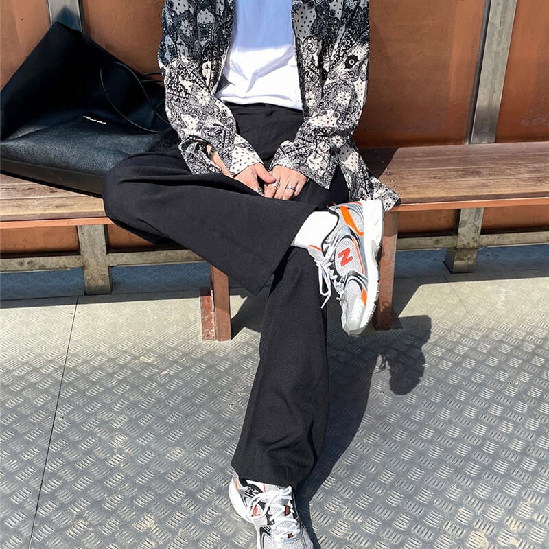 2color パターンオーバービッグシャツ menspanda 正規品 BTS