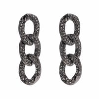 3color BLACKPURPLE 正規品 キュービックチェーンピアス BTS ジミン LIVE 着用モデル