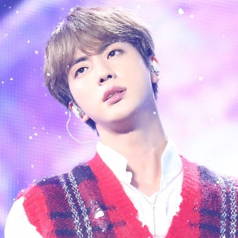 BTS JIN ジン ソクジン 着用モデル チェーンリング スタッズドロップ