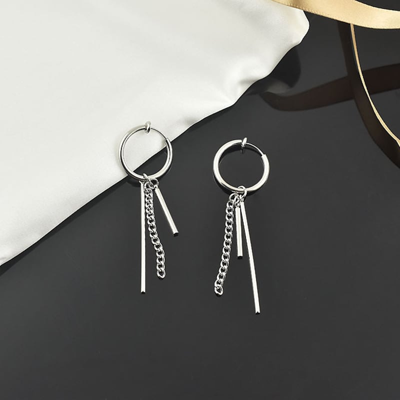 BTS ジョングク グク 着用モデル リングチェーンピアス 2個