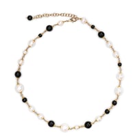 ディーセブンパールブラックパールネックレス BLACKPURPLE 正規品 StrayKids スンミン 着用モデル