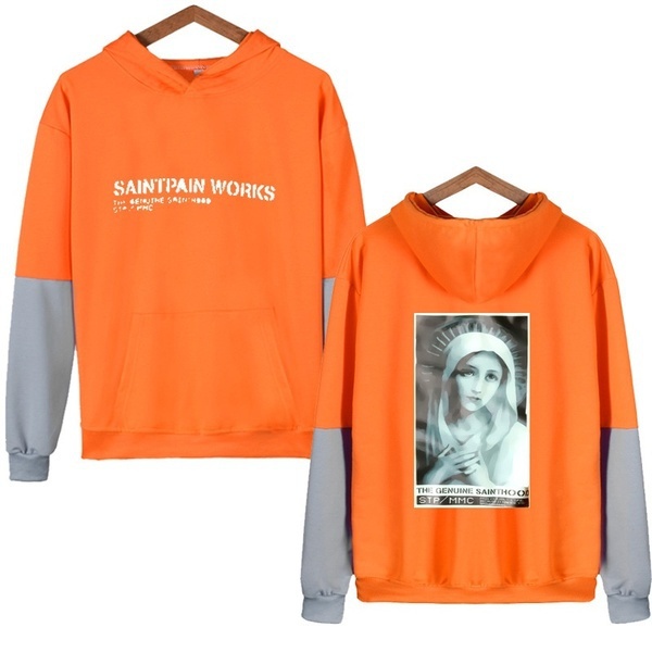 【BTS ジミン着用】JILSANDER フーディ ロゴプリント BTS JIMIN ジミン着用モデルパーカー フーディー オレンジ