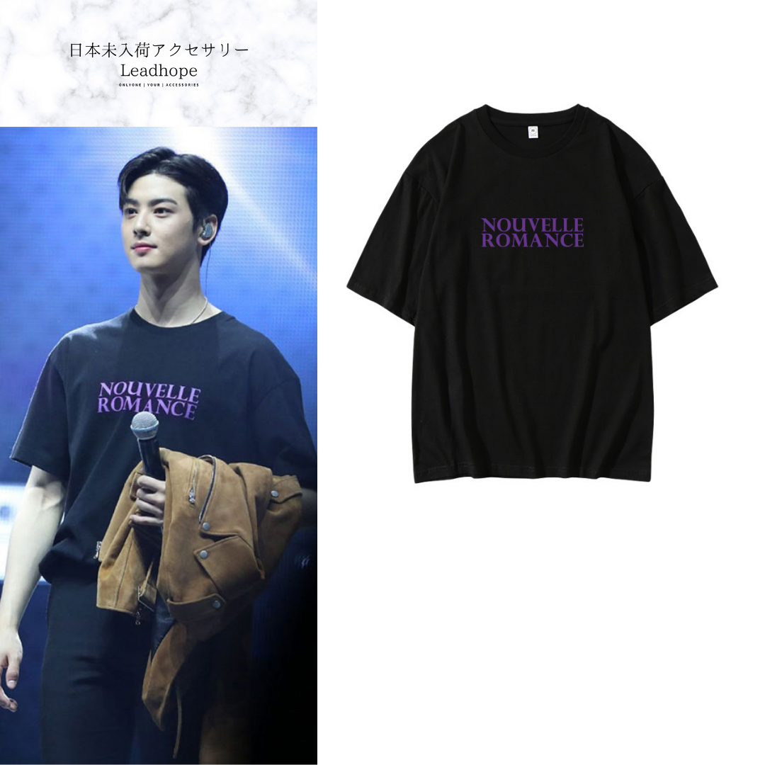 チャウヌ　サイン入りTシャツ チャウヌ サイン入りTシャツ CHA EUN-WOO(チャ・ウヌ)サイン入りT